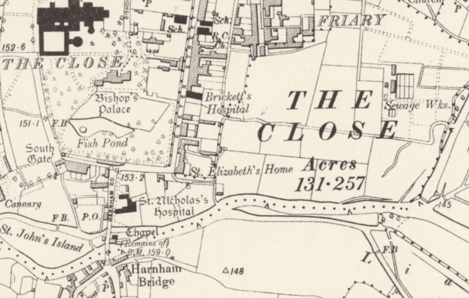 Salisbury - Lifeboat Field : Map credit National Library of Scotland